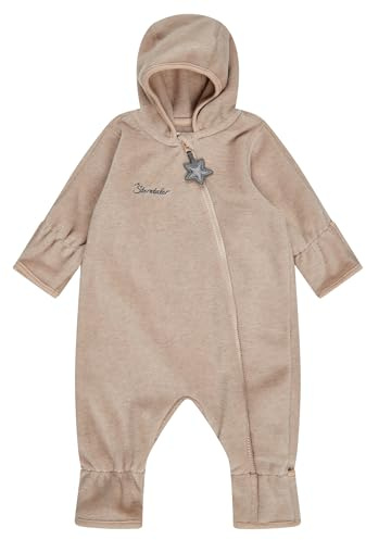 Sterntaler Unisex Kinder Overall Overall aus Microfleece, Mit Reißverschluss und Hand- und Fußstulpen