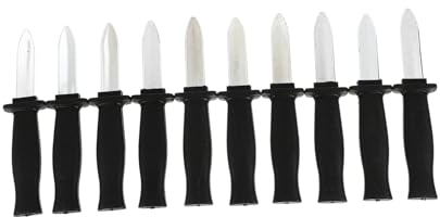 Abaodam 20 Pièces Extensible d'halloween Faux Couteau rétractable Couteau Jouet Lame disparaître Accessoire de Farce Accessoires Plastique
