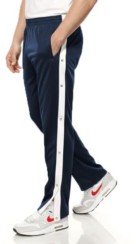 Kendindza Knopfhose Sporthose aus 65% Baumwolle 35% Polyester