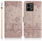 Succtopy Coque pour Motorola Moto g84 5G Étui de Protection [Etui à Rabat] [Pochette de Portefeuille] [Fermeture Magnétique] Housse Premium en Cuir PU Portefeuille Motorola Moto g84 5G Gris