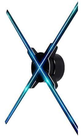 Ventilateur D'hologramme 3d Interactif D'affichage De Petit Projecteur Holographique Extérieur De 50 Cm