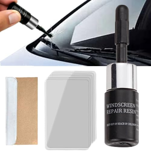 Ukisisi Steinschlag Reparaturset Windschutzscheibe,windschutzscheibe Reparaturset,Glas Reparatur Flüssigkeit,steinschlag Reparaturset,Repair Glass Windshield Kit Window Crack Car Tool Cracked DIY