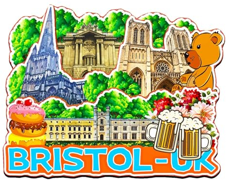 Orlaybar Bristol UK Dekorativer Magnet, 3D-Kühlschrank, Stadt, Reise, Souvenir, Touristengeschenke, handgefertigtes Handwerk, Kühlschrankmagnet, Heimdekoration -4755