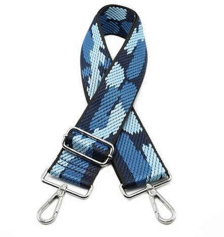 Angtex Taschengurt Schultergurt zum Wechseln für Damen-Handtaschen, verstellbar, 5 cm (Blue Cloud)