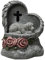 Nuyhgtr Pierres commémoratives pour animaux de compagnie, pierre tombale pour chien, panneau solaire pour décoration de jardin, marqueurs funéraires pour animaux de compagnie, statue commémorative
