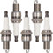 Qiuwanzia 5pcs F7TC Spark Plugs for Honda GCV160 GCV190 GX120 GX160 GX200 GX240 GX270 GX340 GX390 for 4-Stroke Engine Lawnmower Generator Tractor Chainsaw Water Pump Rototiller Go Kart Mini Bike Etc