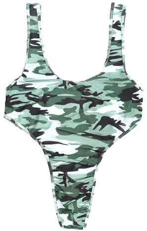 QiaTi Body Mimetico da Uomo String Senza Maniche da Lotta Singlet con Scollo a U Profondo sul Retro Elasticizzato Jockstrap Tuta