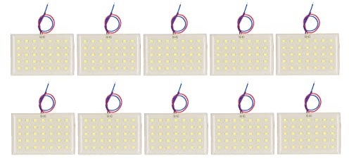 KIMISS High Luminous 10 Pcs SMD LED LAMP Lampenlampenplatte 5W 3,7 V für Säulenrasenlicht - Hochkompatibilität LED -Lampen Lampen