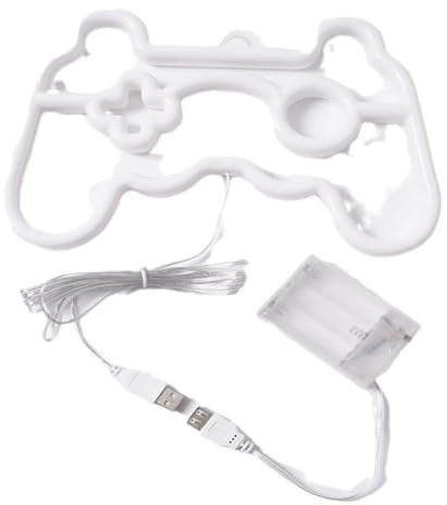 arlote Enseigne au Manette de Enseigne au Led Alimenté par USB pour la Décoration Murale Chambre Banquet Pub Décoration de Salle de Jeux