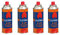 DISPAU Pack de 4 Cartuchos de Gas Butano Recambio de Gas Propano Portable Gas Butano Compatible para Cocina Portátil, Hornillo, Soplete Soldador, Camping B-250 227g