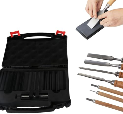 BAOFUYA Handholz -Guidance -Werkzeuge, Robuste Konstruktionsholzbefierungswerkzeug mit Angle Guidance -Meißelschärfen -Scherz -Honen -Fixture für die Skulption