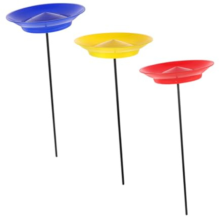 Gatuida 3 Stück Jonglierset Drehbare Teller Mit Stöcken Für Kinder Und Erwachsene Zirkusspielzeug Koordinationstraining Zirkusvorstellung Sportveranstaltungen