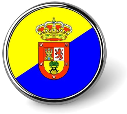 Anstecknadeln Mit Nationalflaggen Von Gran Canaria – Personalisierte Anstecknadel Mit Weltflagge Broschen-Anstecker Für Männer Und Frauen Partys Reden Meetings Paare Geschenk
