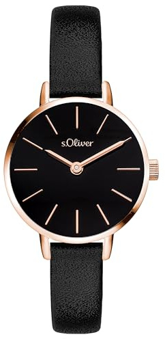 s.Oliver Damenuhr - Tinywatch 28 mm - Elegante, kleine und Filigrane Amrbanuhr für Damen - analog mit Quarzwerk - 3 ATM wasserdicht
