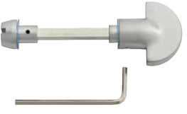 EuroArt Spare Turn & Release Bathroom Door Lock Thumbturn and Emergency Release Replacement Set (Standard 67mm Spindle, Satin Chrome, 5mm Spindle)