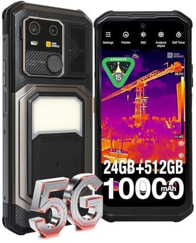 AGM G3 Pro Smartphone Robusto Fotocamera Termica 24+512GB Batteria 10000mAh