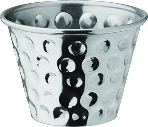 Utopia F91150 Pans/Pails/Casseroles Hammered Ramekin, Stainless Steel Presentation, 4 oz., 9 cL (Pack of 24)