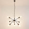 XXL Vintage Pendellampe schwarz 9-flammig Industrie Leuchte Hängeleuchte Loft Loftlampe Retro Stil Wohnzimmer Beleuchtung