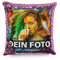 Tassendruck Foto-Kissen mit bedruckten pinken Wendepailletten Selbst gestalten (40 x 40 cm) - mit Foto individuell Bedruckt/Personalisierte Geschenk-Idee/Deko-Kissen inkl. Füllung