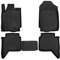 Element Passgenaue Premium 3D Gummimatten Fussmatten passend für Ford Ranger, MK3, 4 Türen, 2011-2024, 4 TLG, Schwarz