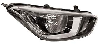 DM Autoteile 210752 Hauptscheinwerfer rechts H7/H7 mit Motor kompatibel für Hyundai i20 12-14