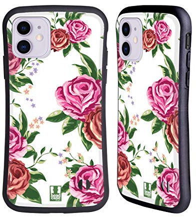 Head Case Designs Roses Puissance de Fleur Coque Hybride Compatible avec Apple iPhone 11