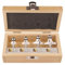 Makita D-53534 Fräser-Set, 4-teilig, Mehrfarbig