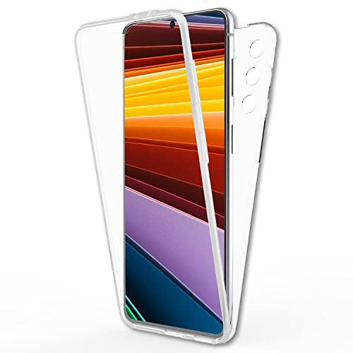 NALIA 360° Hülle für Samsung Galaxy S22 Plus, 360 Grad, Durchsichtig