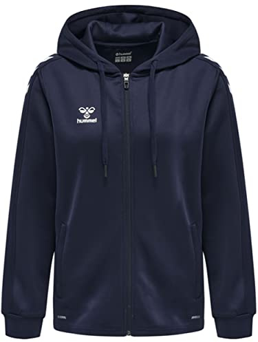 hummel hmlCORE XK Kapuzenjacke Damen blauweiss, 2XL Damen