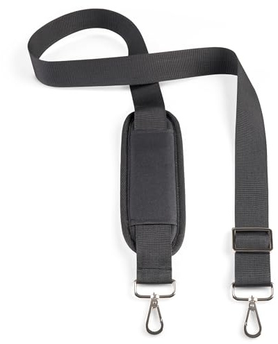 Silberner Schultergurt für Tasche - Verstellbarer Taschengurt | Silberner Taschengurt zum Wechseln, verstellbarer Taschenriemen mit Polster und Drehhaken, Tragegurt für Taschen