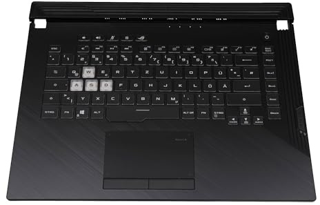 ASUS 90NR01I3-R30GE0 Original Tastatur inkl. Topcase DE (deutsch) schwarz/transparent