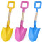 16 Beach Shovels Sand Spades Toys for Kids, Wood Handle Gardening Backyard Planting Tools Kit Sandbox Sturdy Scoop for Digging, Durable ABS Plastic Spade for Summer Winter - 3 Pack