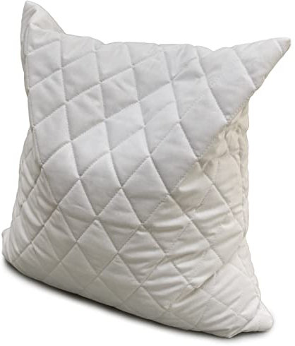 GIRAFFENLAND Bio-Hirsekissen 40x40cm Steppware weiß, mit zusätzlichem Bio-Inlett