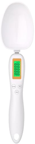 Mafiti Digital Measuring Spoon, Weighing Spoon Scale 500g / 0.1g High Precision with LCD Screen Display for Kitchen Gadgets Daily Meals and Pet/Dog/Cat Food Measuring Scoop