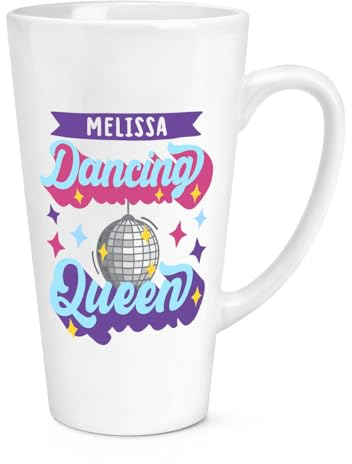 Personalised Dancing Queen 17oz Large Latte Mug Cup