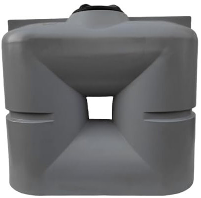 Varile 1000L Trinkwassertank | Wandtank | integriertes 1 Innengewinde | BPA-Frei | Made in EU | Lebensmittelgeeignet (Grau)