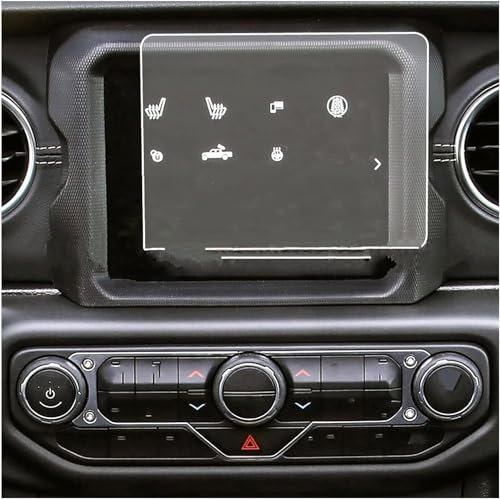 per Jeep Gladiator 2020 2021 Pellicola Protettiva per Display in Vetro Temperato Protezione per Schermo Touchscreen Posteriore AntiGraffio.