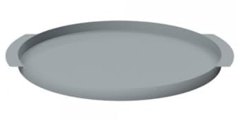 Cooee Design Tray Carry Circle 350x20mm Pale Blue