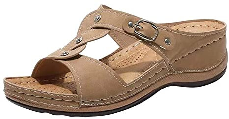 BGFIPAJG Sandali Memory Foam Donna Estive Sandali Verdi Con Tacco Sandali Con Tacco Basso Fucsia Sandali Con Tacco Largo Sandali Donna Tacco 5 Cm Sandali Oro Tacco Spillo