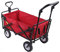 OTUEGFGFD Gartenkarren & -Wagen Gartenkarren Trolley Faltbarer Ziehwagen Klappbarer Trolley mit Rädern Campingwagen Gartenwagen