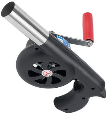 Happyyami Souffleur à Air Manuel pour Barbecue Et Camping Ventilateur Portable pour Allumage De Feu Accessoire De Plein Air Pratique pour Grillades