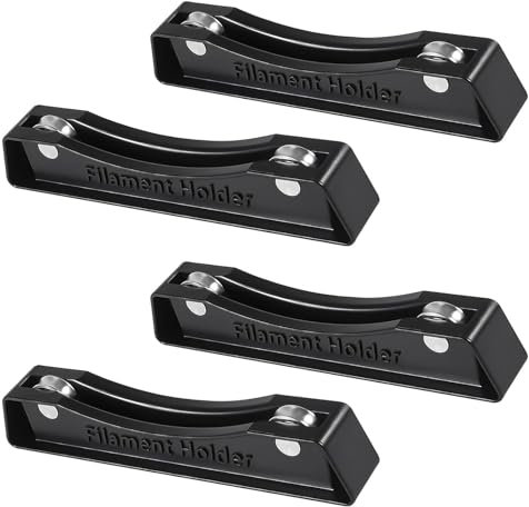 4 Stück 3D Drucker Filament Spulenhalter, 3D Drucker Filament Halter, 3D Drucker Filament Halter Extra Glatt, Filamenthalter Kugellager, für PLA/ABS/TPU/andere 3D-Druckmaterialien Druckerzubehör
