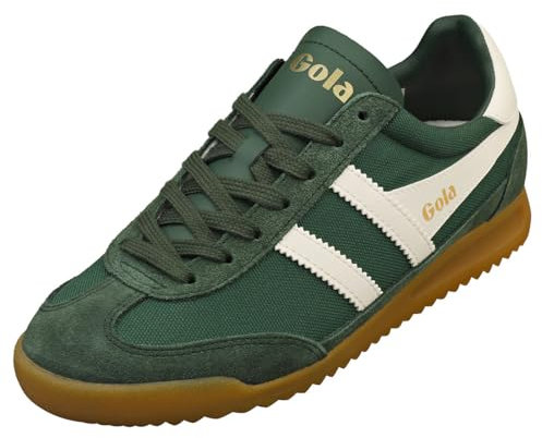 Gola Unisex Tornado Sneaker, Evergreen/Off White, 36 EU