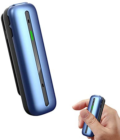 Mini Registratore Vocale Registratore Audio Digitale da 16GB con Trascrizione AI e Traduzione su APP in 38 Lingue 48 Accenti Supporto USB e Trasferimento File BT Per Riunioni Interviste Lezioni In