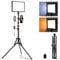 NEEWER Basics Panneau LED Photo Basique,Kit d'éclairage Studio avec Trépied de 150cm/Support Téléphone pour Enregistrement Vidéo,Photographie,850 LX/0,5m,Bicolore,Intensité Variable 2700-6500K,BP300