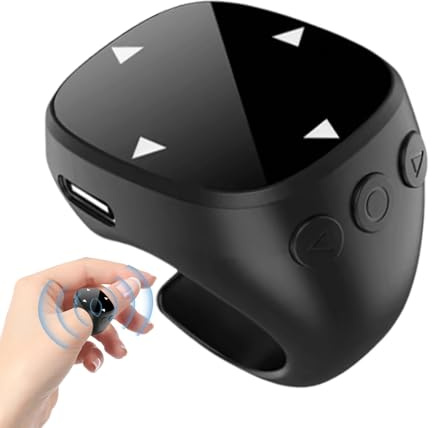 Wpsagek Scrollring | Kabellose Scroller Fernbedienung für Telefone - Tragbare Technologie Für Arbeit Präsentation Livestream Foto Lesen Musik [video game] [video game]