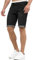 Indicode Herren Caden Jeans Shorts mit 5 Taschen | Herrenshorts Used Look für Männer Black, L
