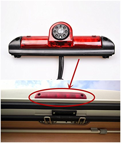 Telecamera per la retromarcia integrato nella terza luce freno specifico per veicolo per Fiat Ducato Citroen Jumper II Typ 250 Cam Citroen Relay Peugeot Boxer 06-17