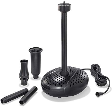 esotec Solar Einzelpumpe Fountain 2500 3400 Pro, 12-18V/DC Solarpumpe, universelle einsetzbare Ersatzpumpe, Teichpumpe, Düsenaufsätze, Wasserspiel, Solarbrunnen, Tauchpumpe, außen 101998
