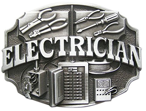 Urban Backwoods Electrician VI Gürtelschnalle für Wechselgürtel Buckle